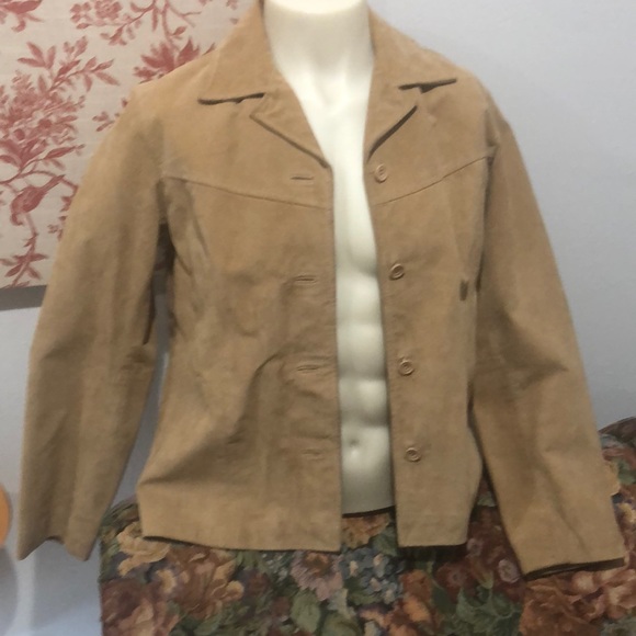 Vintage Women's Van Heusen Suade Jacket Medium - Picture 2 of 8